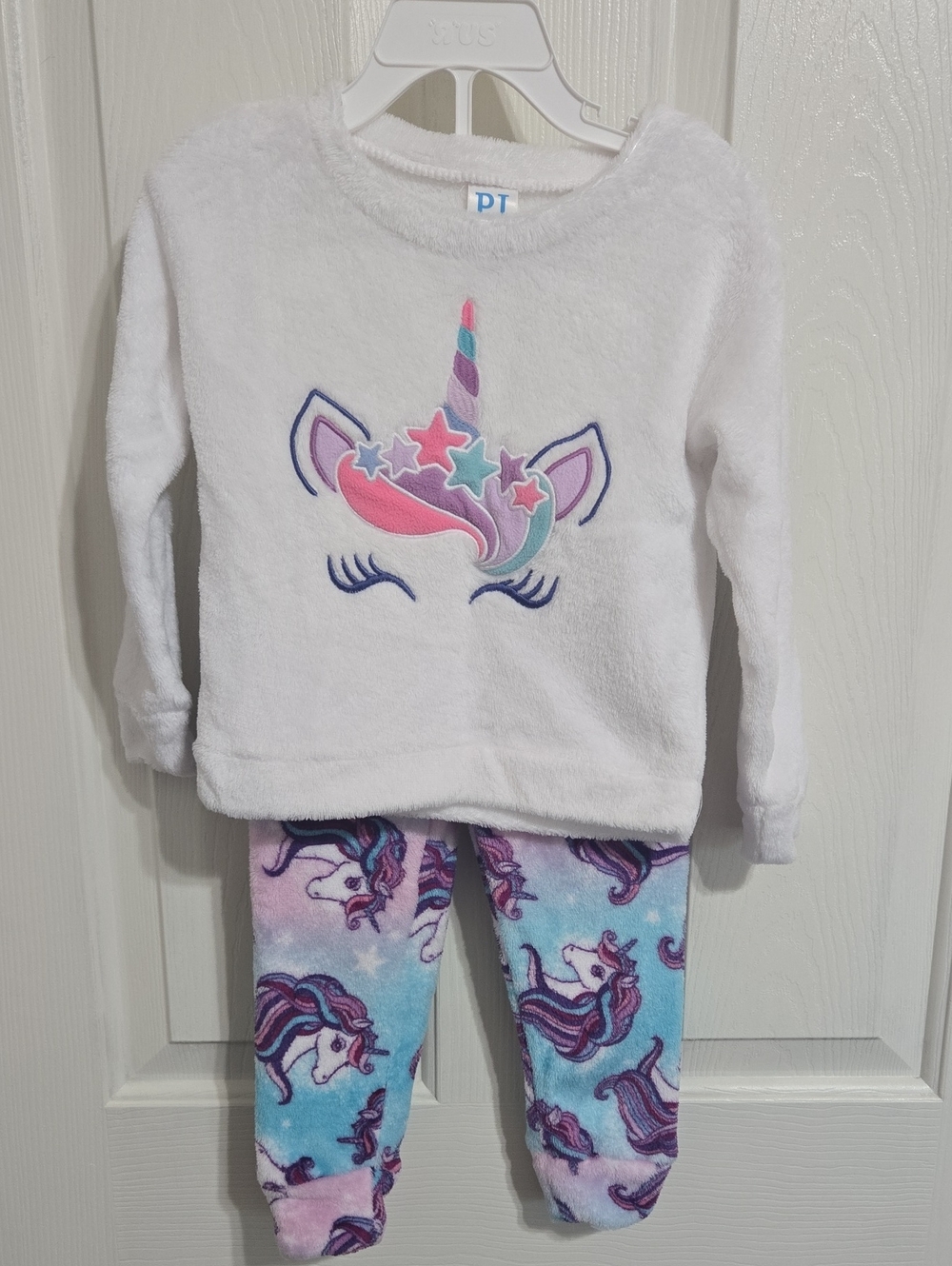 The Children's Place Girls Unicorn Fleece Pajama Set